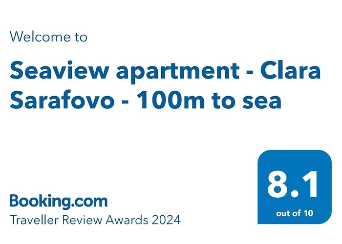 Seaview - Clara Sarafovo - 100m To Sea Apartment